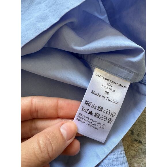 Chloé Pleated Cotton Top - Picture 7 of 8